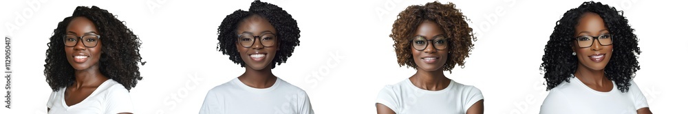 In an indoor setting, a lovely young dark-skinned brunette with a shaggy hairstyle smiles widely, showing her white teeth, as she feels joyful and relaxed on her first day off. In an indoor setting, a lovely young dark-skinned brunette with a shaggy hairstyle smiles widely, showing her white teeth, as she feels joyful and relaxed on her first day off.