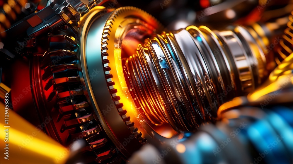 Intricate Machinery: A Close-Up of Complex Gears and Mechanisms Intricate Machinery: A Close-Up of Complex Gears and Mechanisms