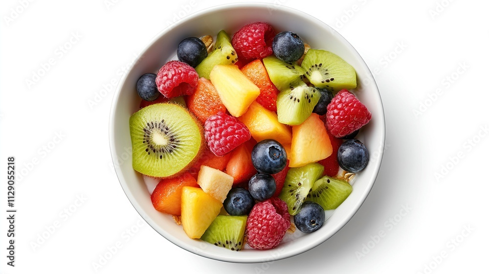 Healthy Breakfast: Cereal and Fruits for Weight Loss and Wellness Fresh Colorful Fruit Salad with Various Delicious Fruits Healthy Breakfast: Cereal and Fruits for Weight Loss and Wellness Fresh Colorful Fruit Salad with Various Delicious Fruits