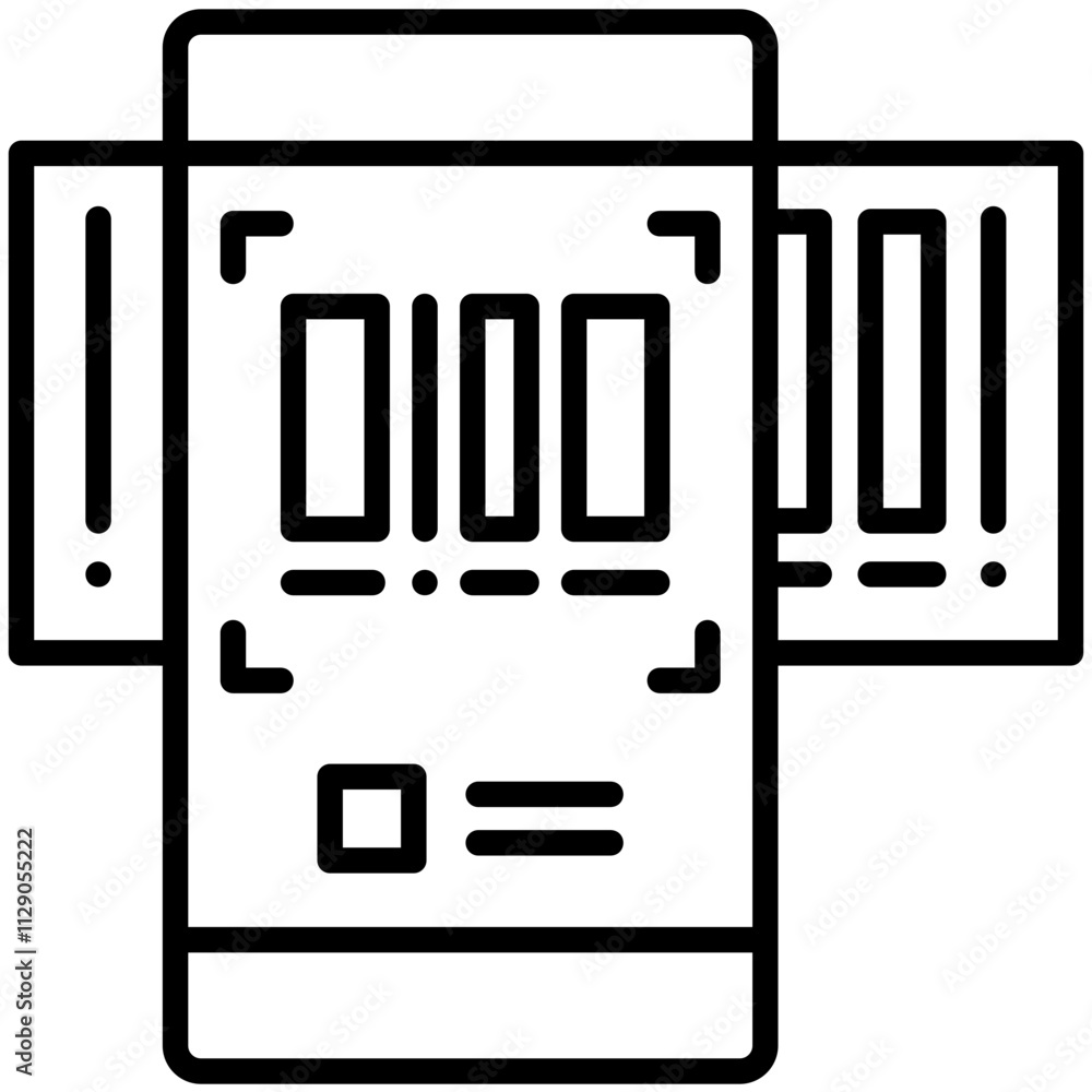 barcode Outline Icon