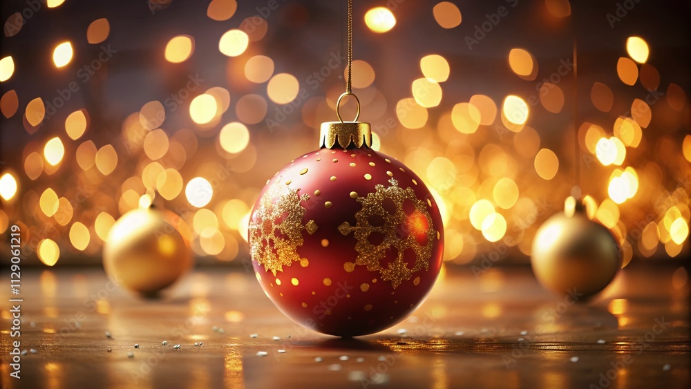 Minimalist 3D Render of a Traditional Christmas Ball Ornament on a Soft Background for Holiday Decoration Inspiration Minimalist 3D Render of a Traditional Christmas Ball Ornament on a Soft Background for Holiday Decoration Inspiration