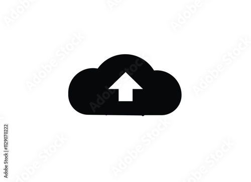 Cloud Upload Icon Vector Image Free Download