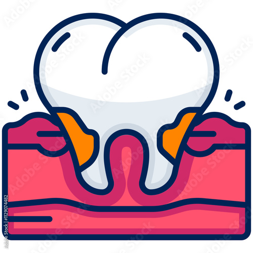 gingivitis Filled Line Icon