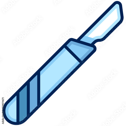 scalpel Filled Line Icon