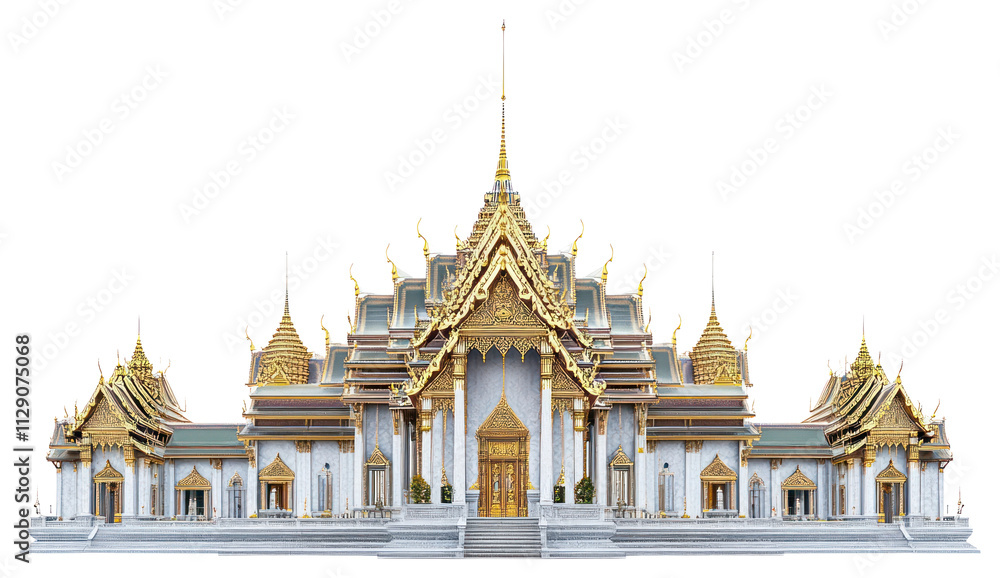 Fototapeta premium PNG Architecture thailand temple traditional.