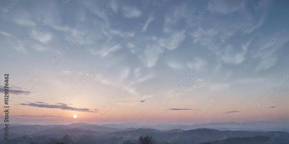 Soft focus on a light blue sky with fading sunlight, dreamy atmosphere, fading sunlight, gentle illumination, light blue Soft focus on a light blue sky with fading sunlight, dreamy atmosphere, fading sunlight, gentle illumination, light blue