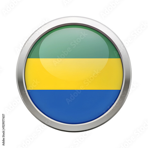 Gabon flag in circle icon Free Download Gabon flag in circle icon - GFXLoad