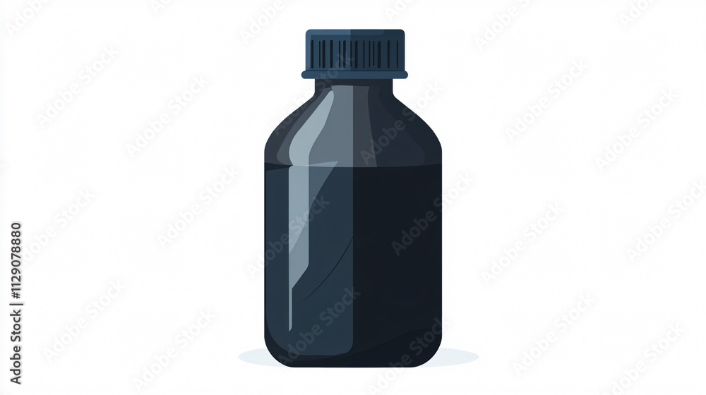 Activated Charcoal Bottle Icon Transparent Vector Isolated Activated Charcoal Bottle Icon Transparent Vector Isolated