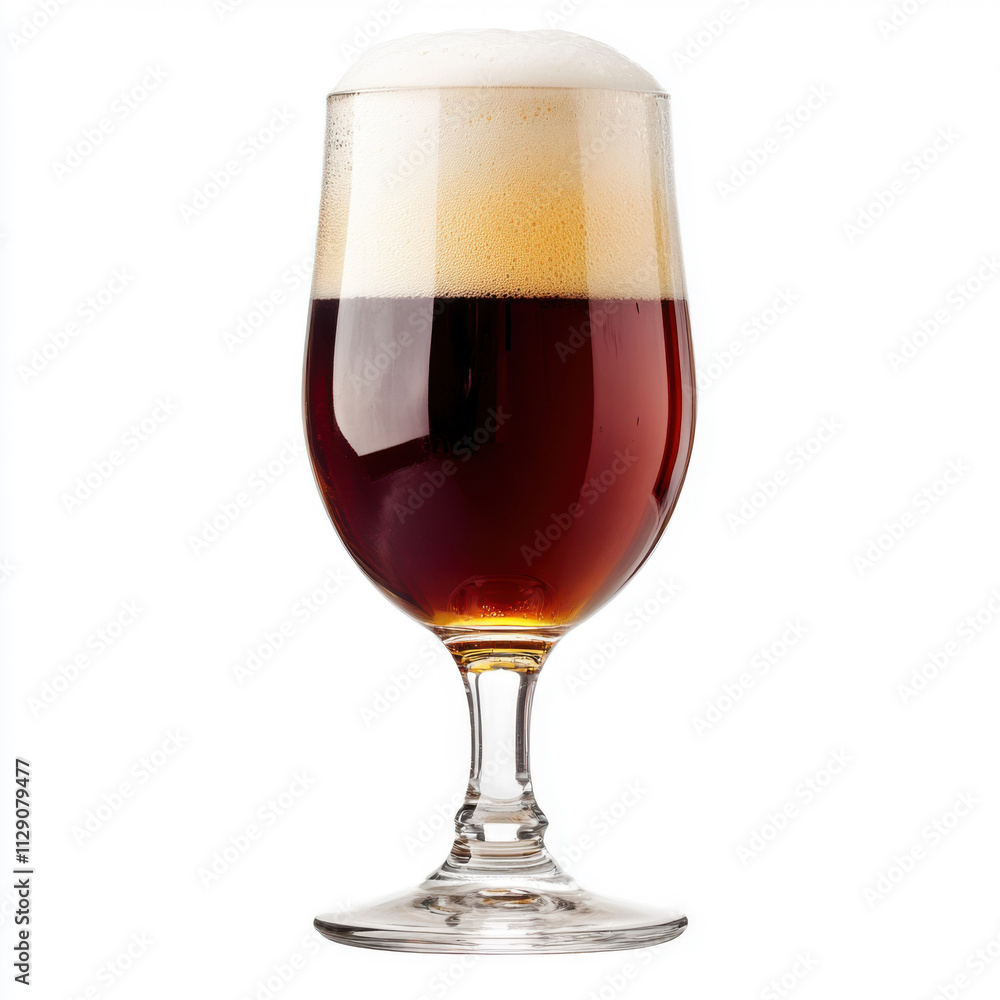 Beer glass isolated on white background Beer glass isolated on white background