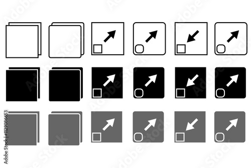 maximised, folder, copy, arrow, big, increased