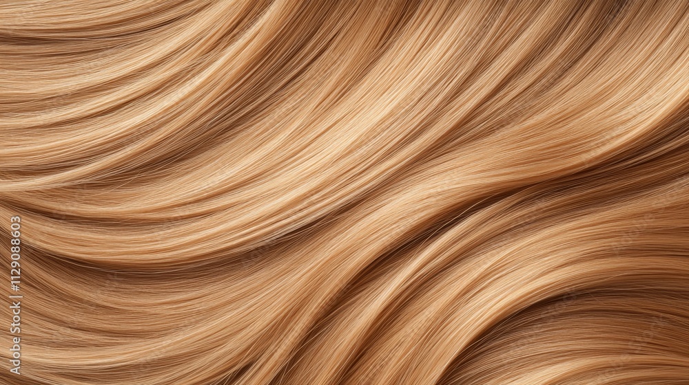 Luxurious Caramel Brown Straight Hair in High-Definition Macro Perspective Luxurious Caramel Brown Straight Hair in High-Definition Macro Perspective