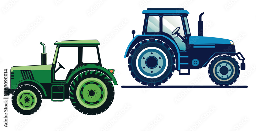Obraz premium tractors group, victor