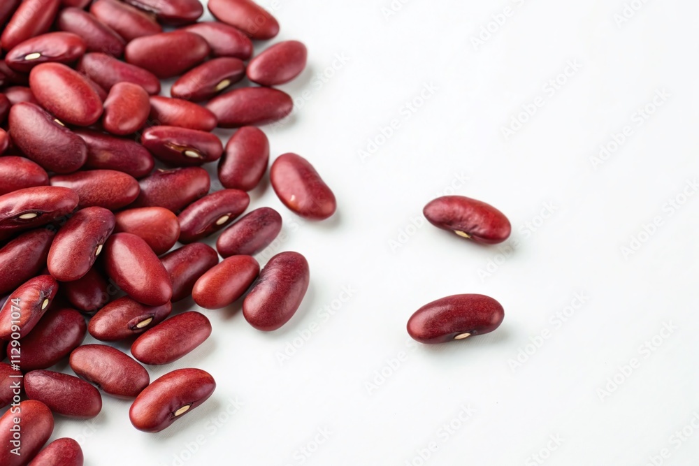 Red Kidney Beans Isolated on White Background - A Nutritional Powerhouse in Traditional Chinese Medicine for Blood Tonification and Yin Support Red Kidney Beans Isolated on White Background - A Nutritional Powerhouse in Traditional Chinese Medicine for Blood Tonification and Yin Support