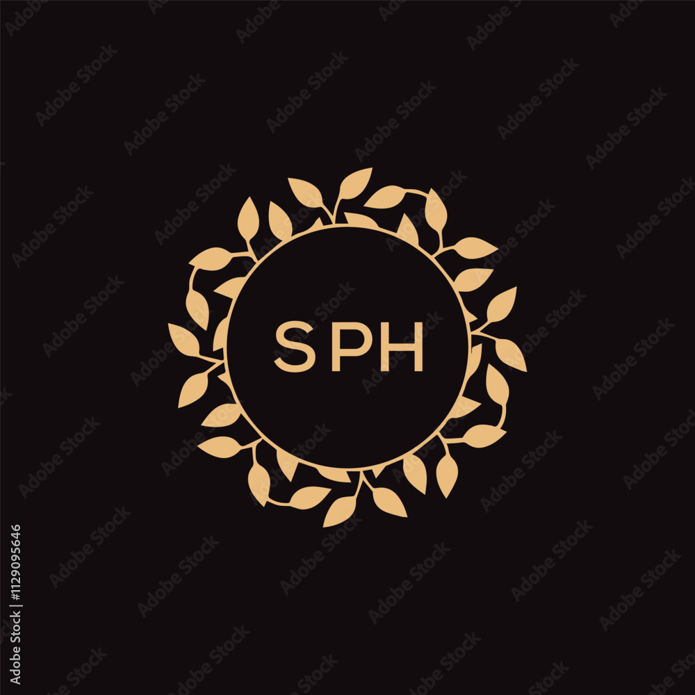 Fototapeta premium SPH letter logo design .