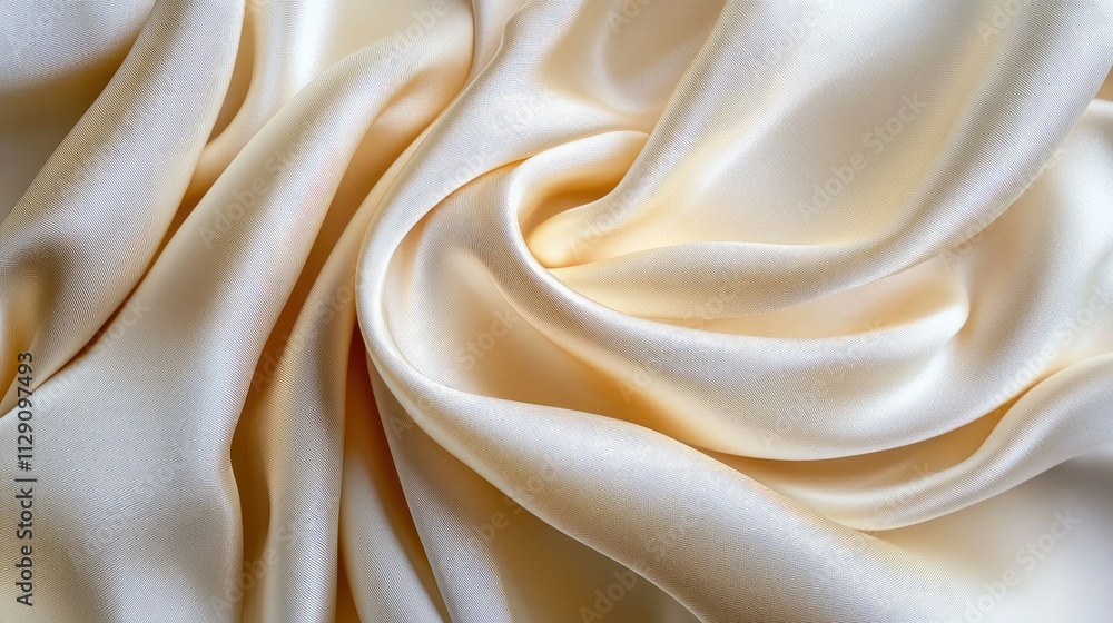Obraz premium Soft silk textures in serene elegance