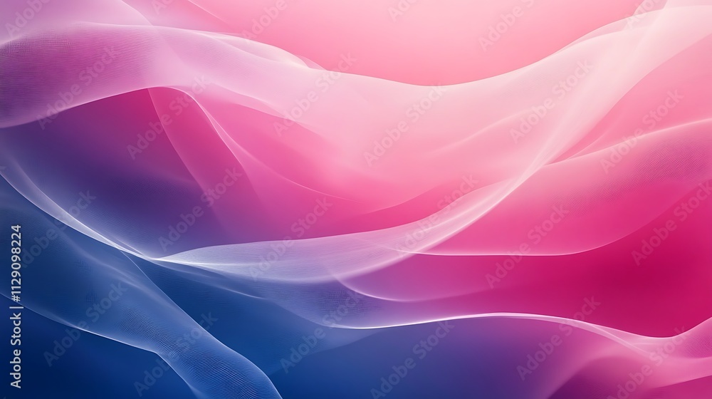 Obraz premium Abstract Pink Blue Wave Design Background Image