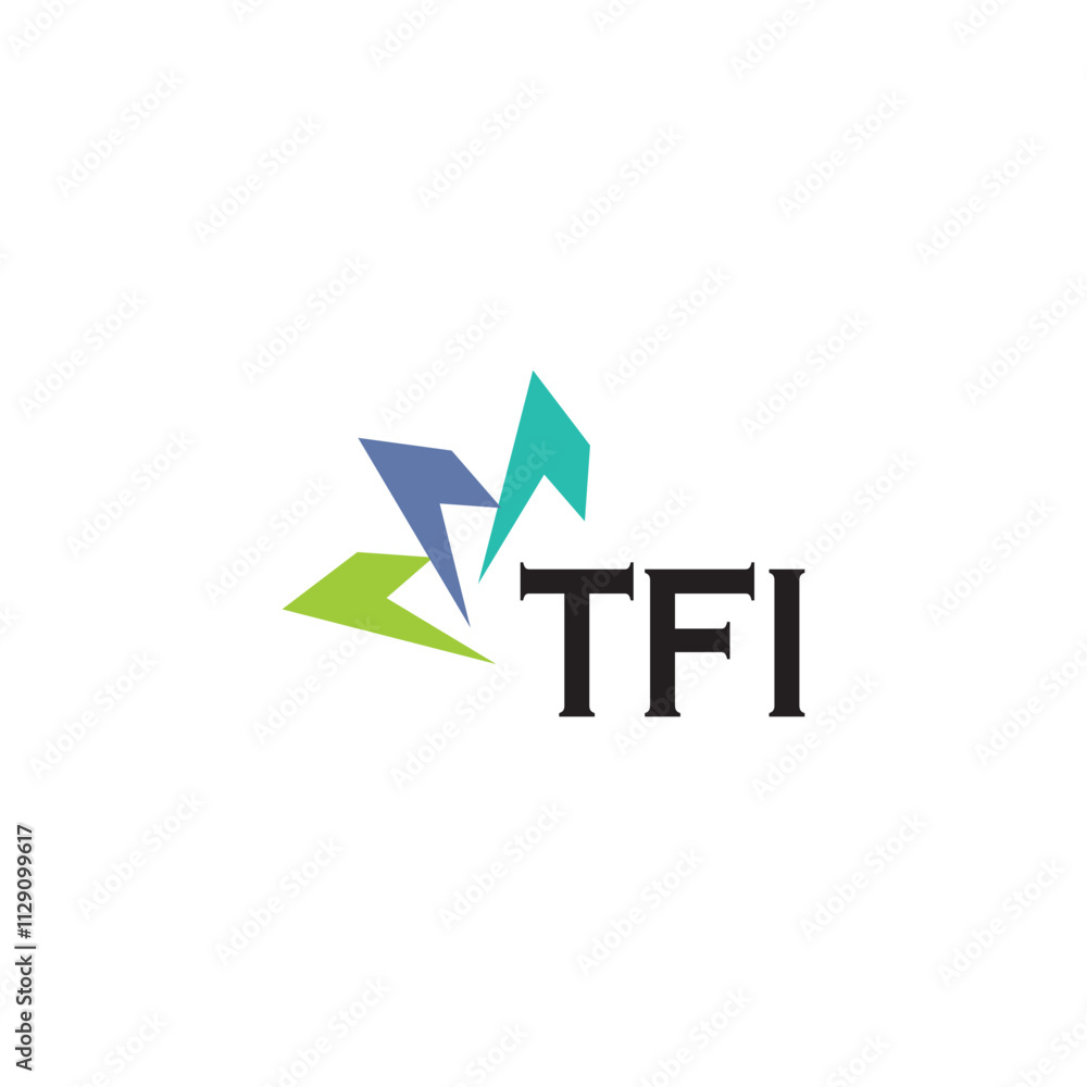TFI letter logo design on white background. Creative modern TFI letter logo design. Vector design. TFI letter logo design on white background. Creative modern TFI letter logo design. Vector design.