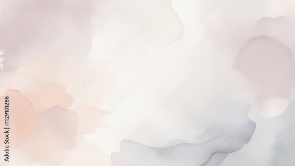 Delicate Pastel Watercolor Abstract Background Delicate Pastel Watercolor Abstract Background