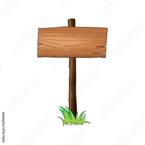 Wooden sign boards. Cartoon rustic wood banners, pathfinding plank billboards