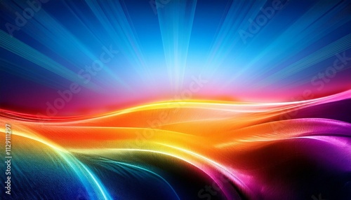 smooth bright glowing spectrum gradient abstract