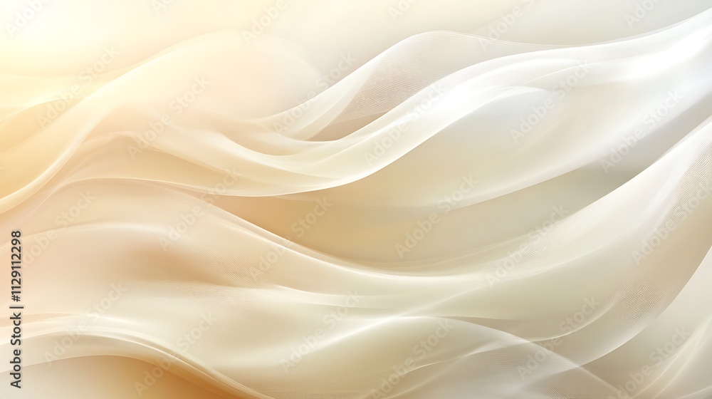 Abstract Beige and White Wave Design Abstract Beige and White Wave Design