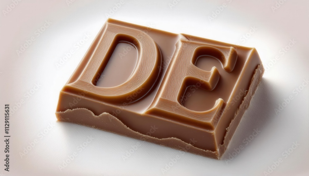 Decadent Milk Chocolate Bar with Imprinted Design Decadent Milk Chocolate Bar with Imprinted Design