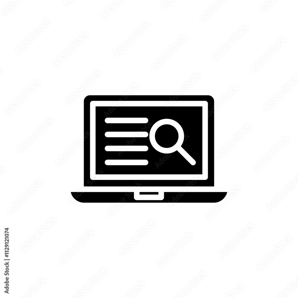 Browsing icon Flat vector set outline Browsing icon Flat vector set outline