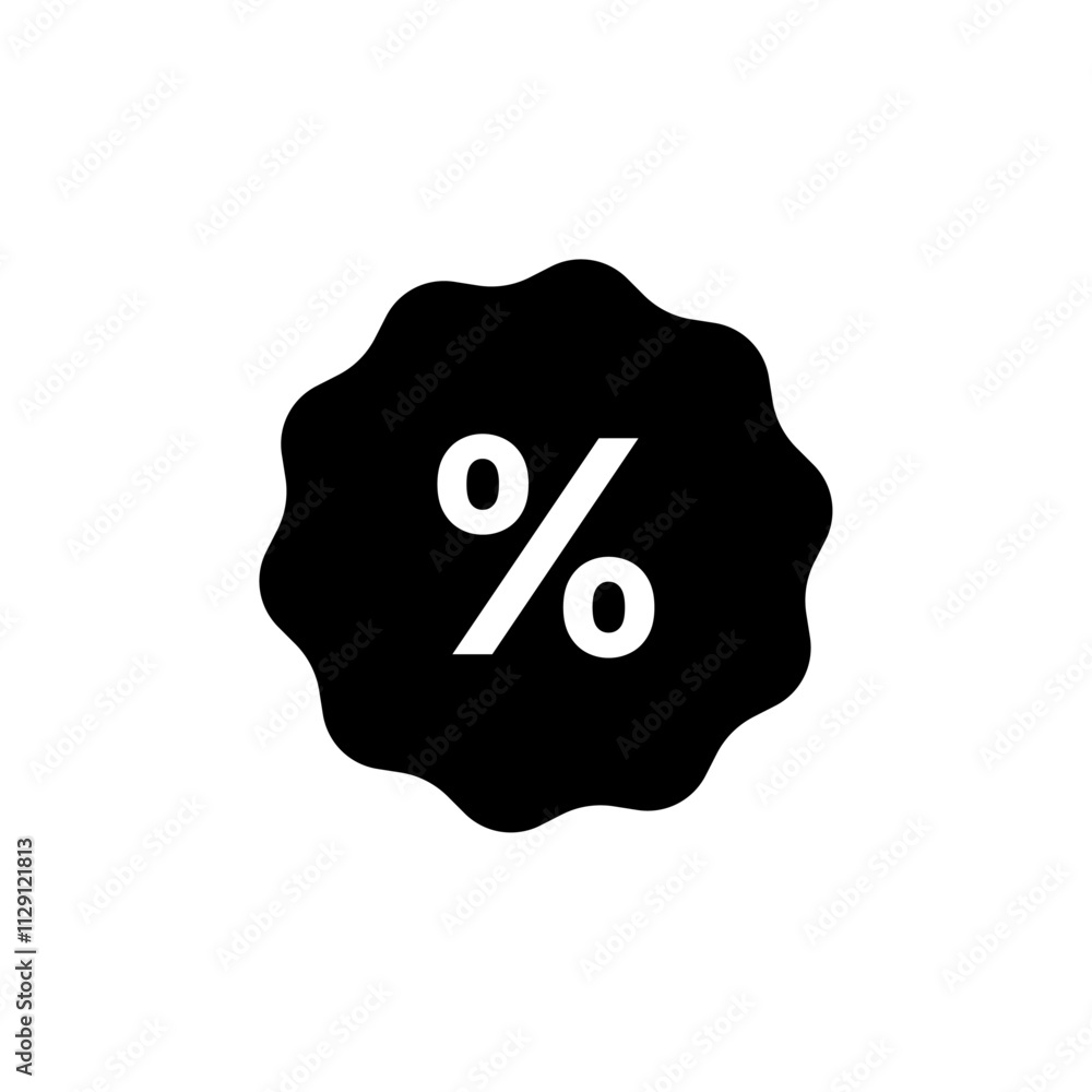 Discount icon Flat vector set outline Discount icon Flat vector set outline