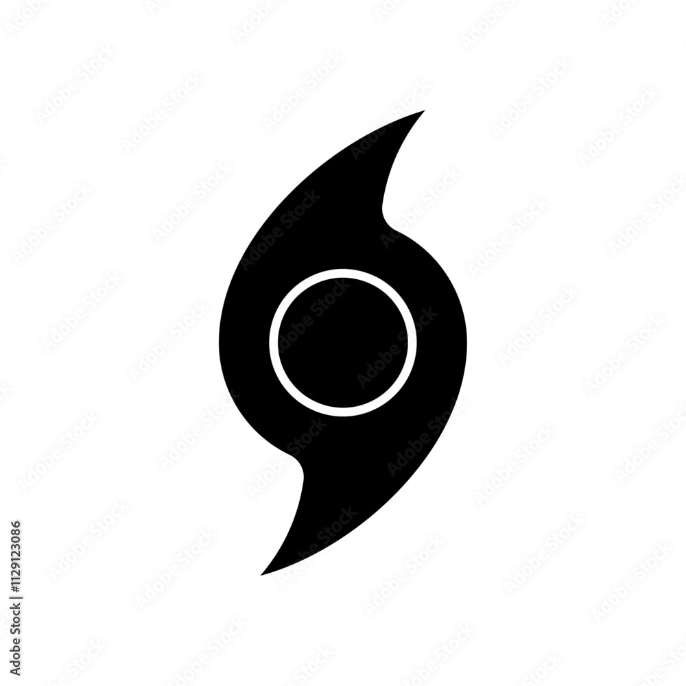 Hurricane icon Flat vector set outline Hurricane icon Flat vector set outline