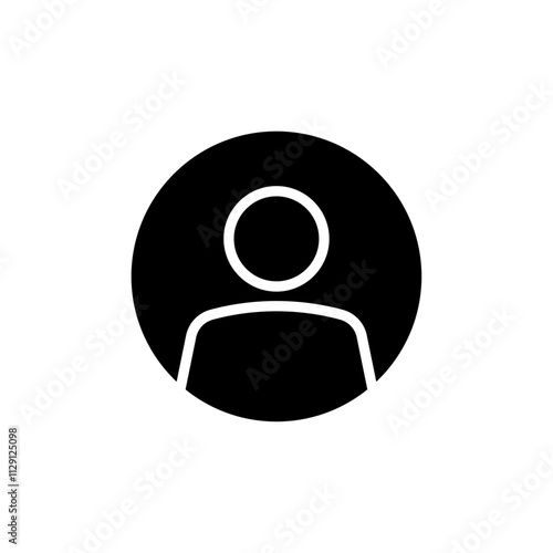 Profile icon Flat vector set outline