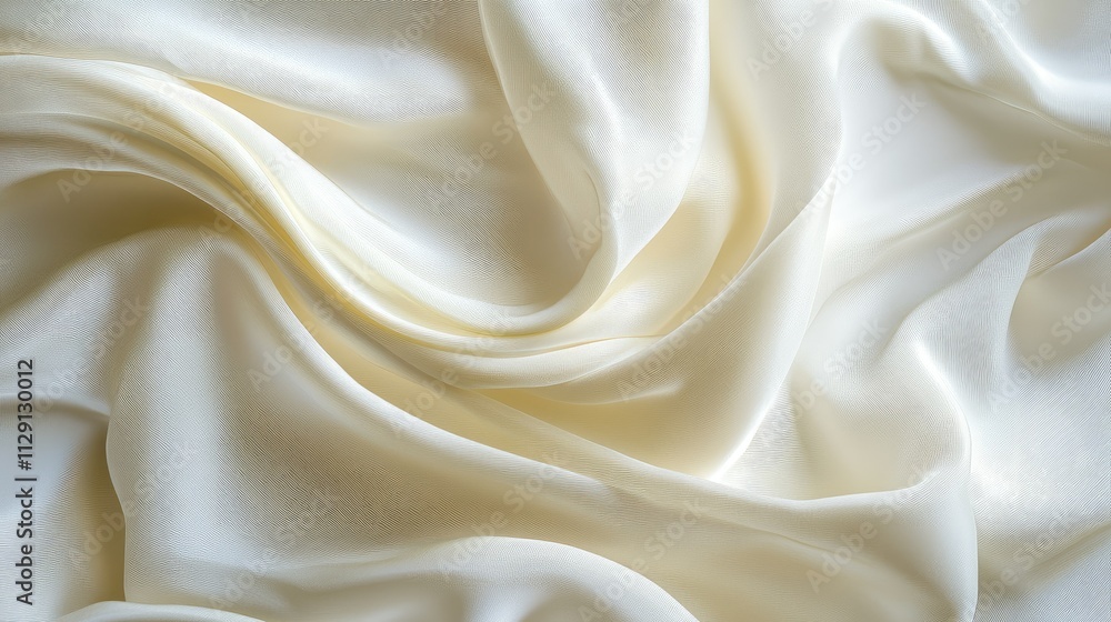 Soft silk textures in serene elegance