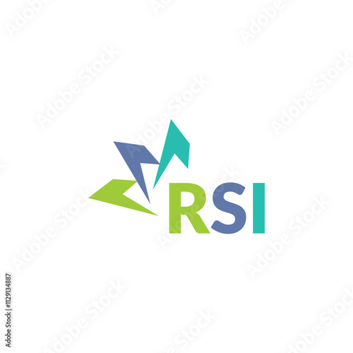 RSI letter logo design on white background. Creative modern RSI letter logo design. Vector design.