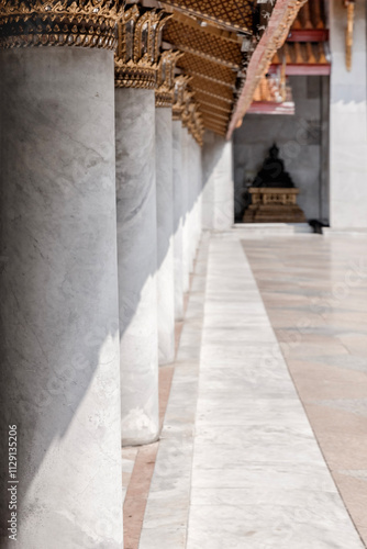 Wat Benchamabophit Dusitvanaram Buddhist temple photo