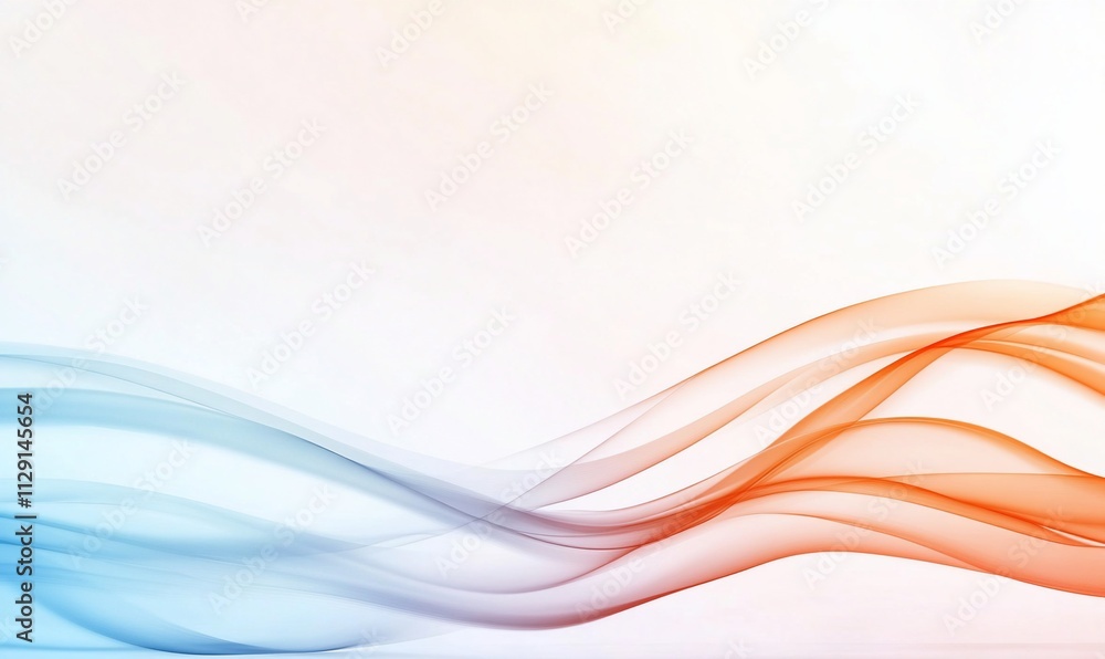 Abstract blue and orange wave background. Abstract blue and orange wave background.
