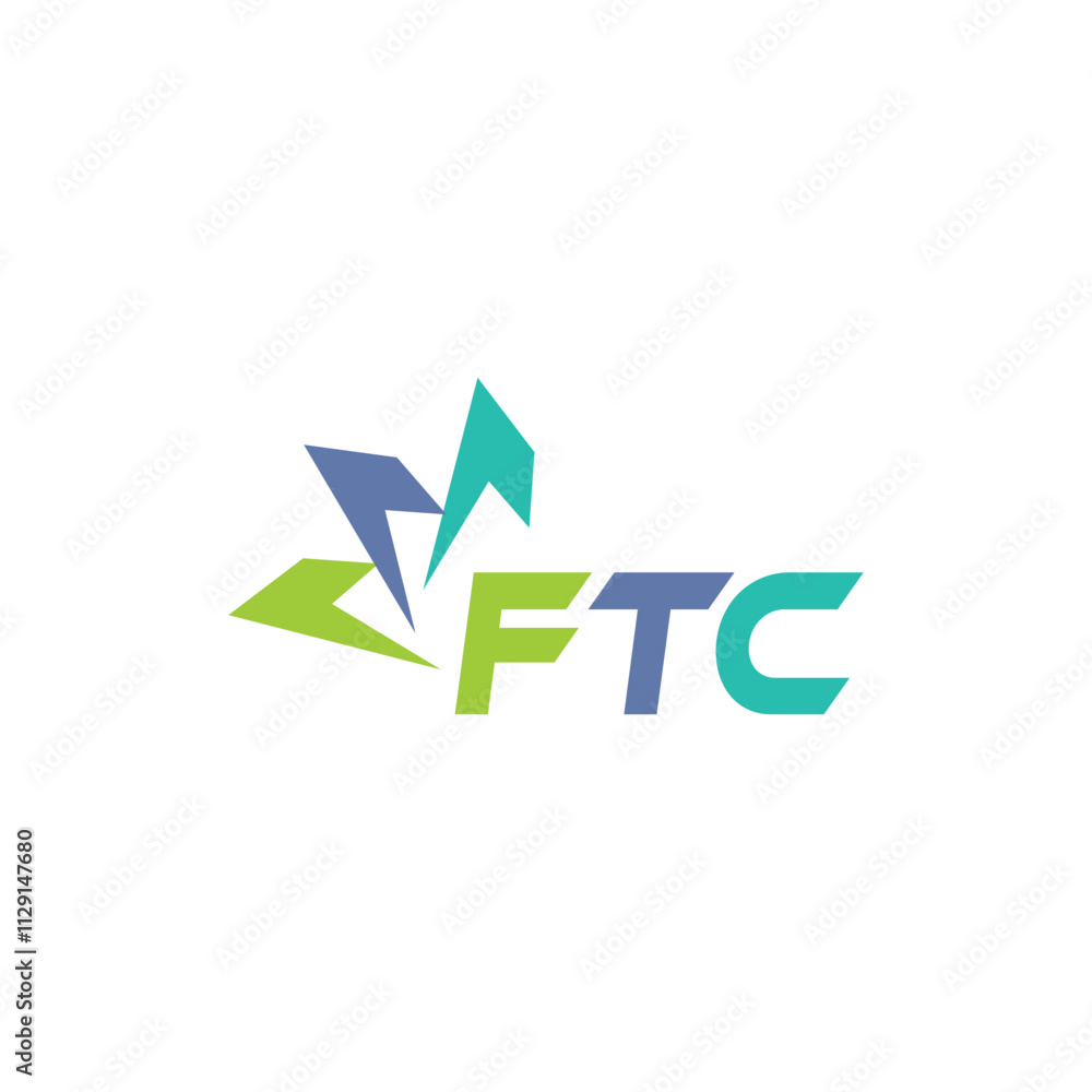 FTC letter logo design on white background. Creative modern FTC letter logo design. Vector design. FTC letter logo design on white background. Creative modern FTC letter logo design. Vector design.