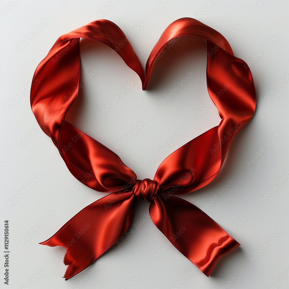 Romantic Red Heart with Glossy 3D Finish Romantic Red Heart with Glossy 3D Finish