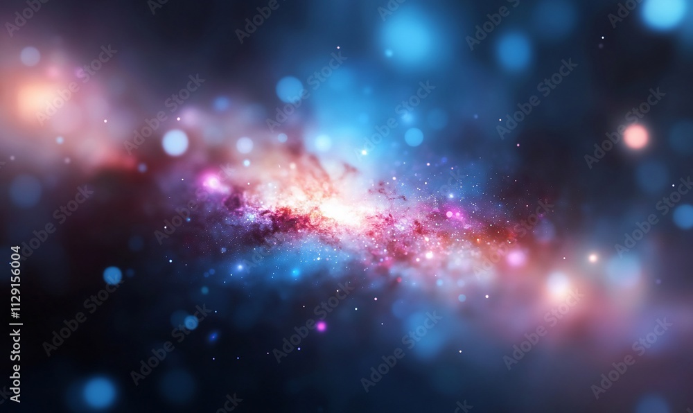 Cosmic nebula with vibrant colors and glowing stars. Cosmic nebula with vibrant colors and glowing stars.