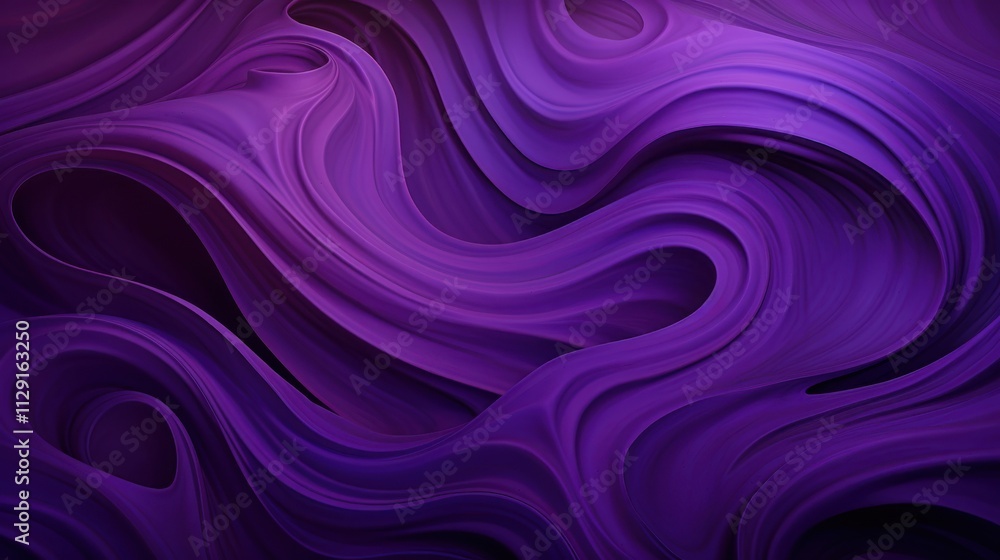 Abstract Purple Swirling Fluid Design Background Abstract Purple Swirling Fluid Design Background