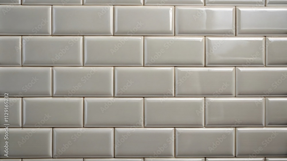 A seamless pattern of off-white subway tiles with a slight bevel, creating a clean and modern background. A seamless pattern of off-white subway tiles with a slight bevel, creating a clean and modern background.