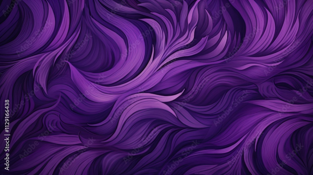 Abstract Purple Wave Pattern Swirling Design Abstract Purple Wave Pattern Swirling Design