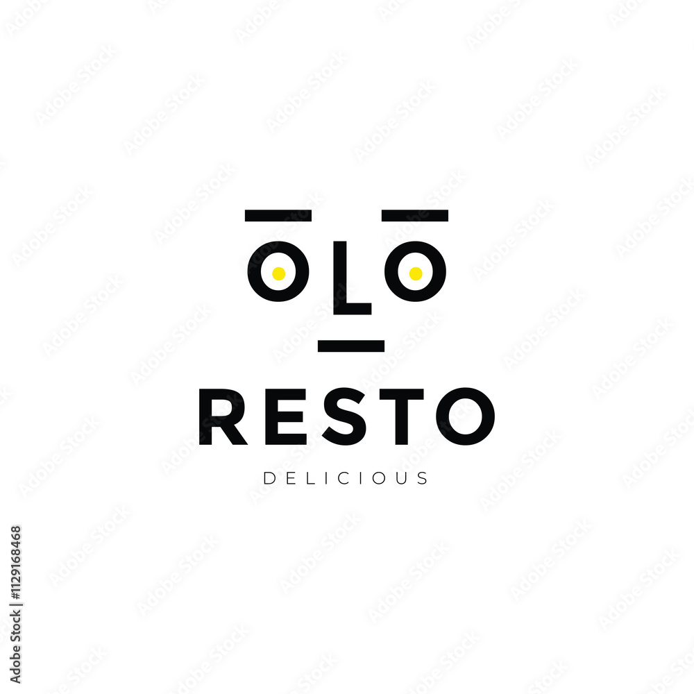egg resto minimalist modern logo design vector egg resto minimalist modern logo design vector