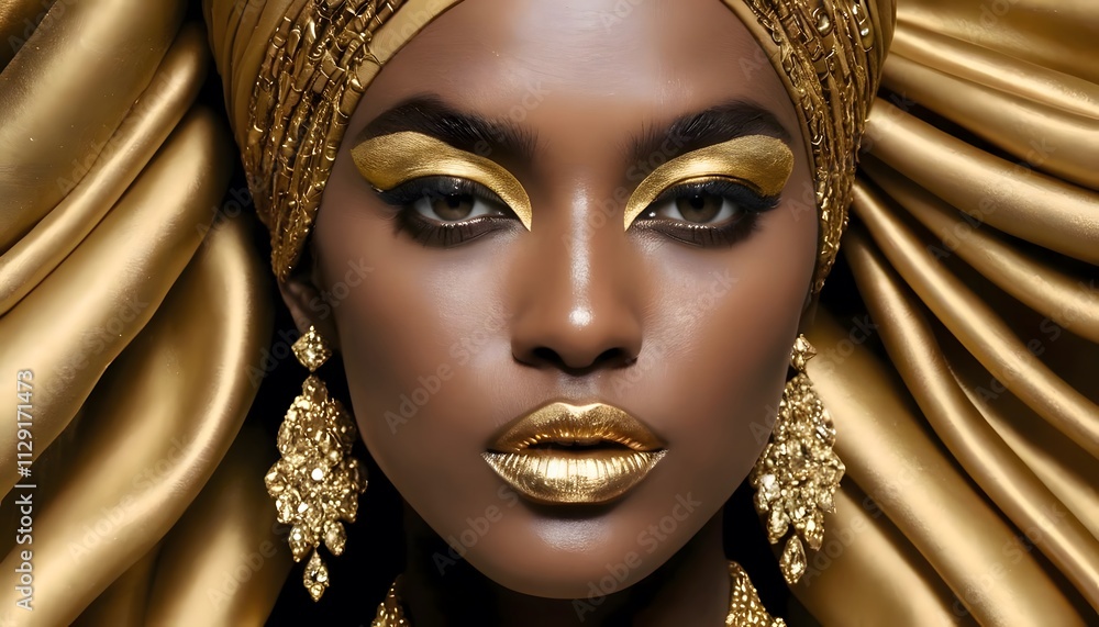 Golden Goddess: A Portrait of Elegance and Majesty Golden Goddess: A Portrait of Elegance and Majesty
