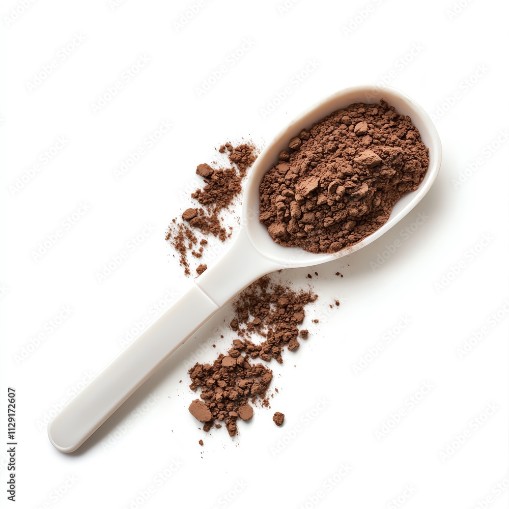 Cocoa Powder in a Spoon Cocoa Powder in a Spoon