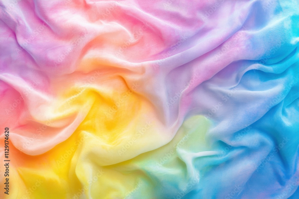 Obraz premium colorful fabric texture with a soft gradient