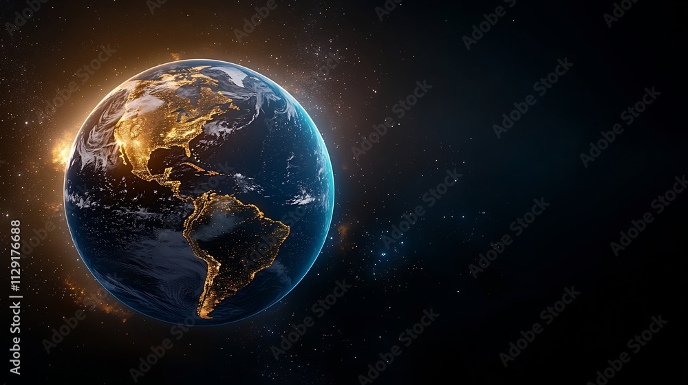 Augmented Reality Educational 3D Earth Model with Clean Studio Lighting Augmented Reality Educational 3D Earth Model with Clean Studio Lighting