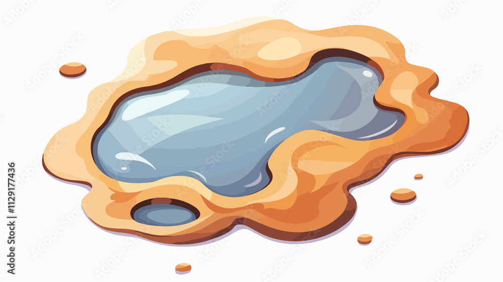 Water Puddle Vector Symbol Icon Design for Graphics. Unique Water Drop Logo Concept for Branding. Water Puddle Vector Symbol Icon Design for Graphics. Unique Water Drop Logo Concept for Branding.