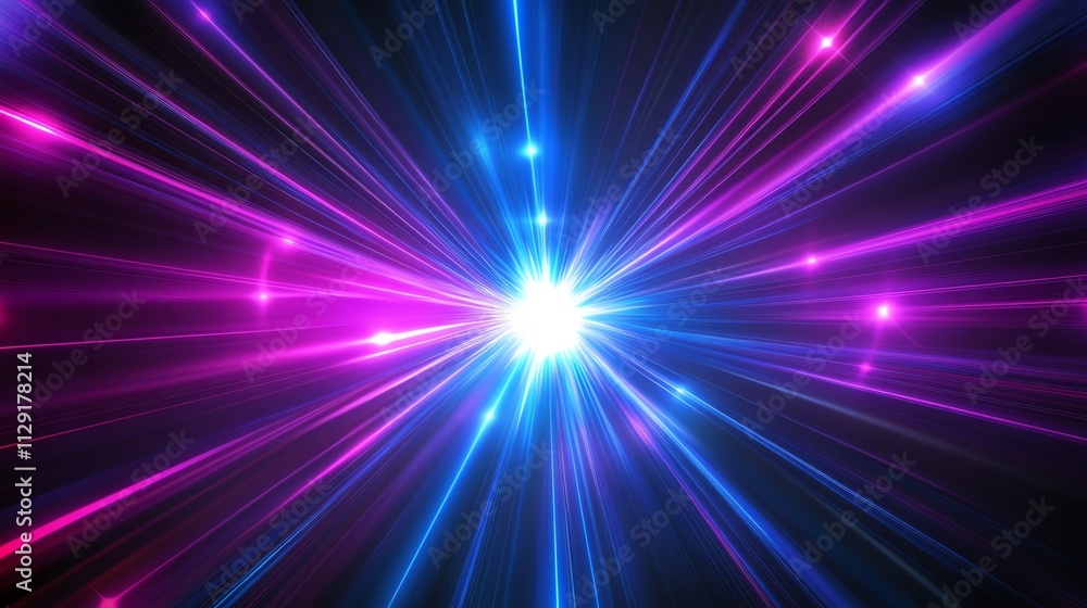 Neon Light Explosion Neon Light Explosion