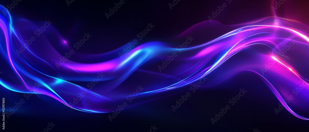 Abstract Neon Wave Background Abstract Neon Wave Background