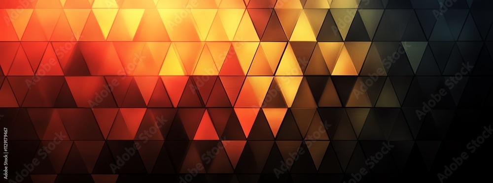 Obraz premium Abstract Geometric Triangle Pattern