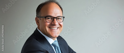 professional portrait of a smiling business executive
